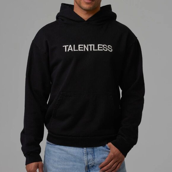 Talentless Circle Logo Embroidered Hoodie NWT Large - Picture 1 of 7